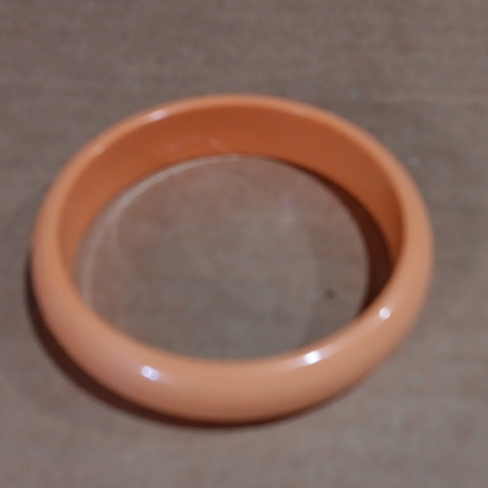 Chic Orange Bangle Bracelet
